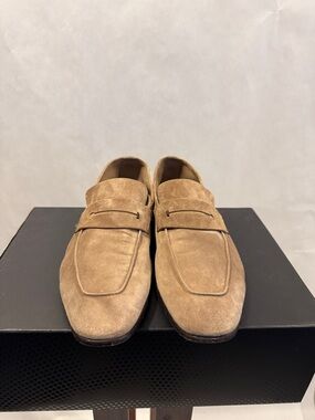 Zegna L’ Asola Suede Loafers